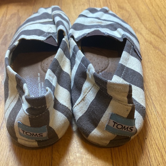 Toms canvas striped flats - Picture 2 of 4